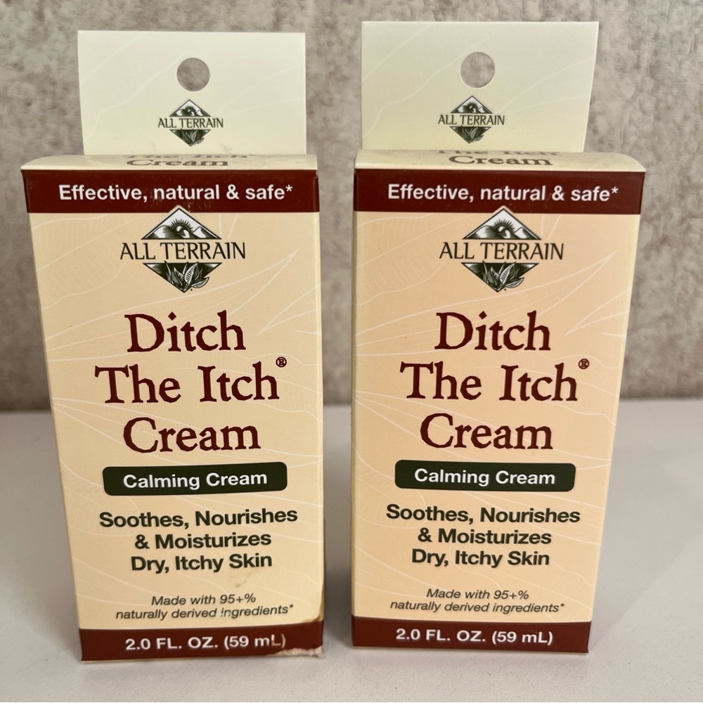 All Terrain Ditch the Itch Calming Cream 2oz Bundle of 2